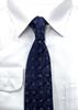 [Hiroko Koshino Homme] Necktie, Sarasa Pattern, Small Pattern, 003254-20000-2924 01 Navy base, Sarasa pattern, Small Pattern, FREE