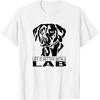 Life Is Better Lab Labrador Retriever Dog Saying Mom Dog T-Shirt