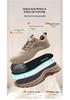 Men's Anti-Smash, Anti-Puncture Work Safety Shoes for Construction and Mines