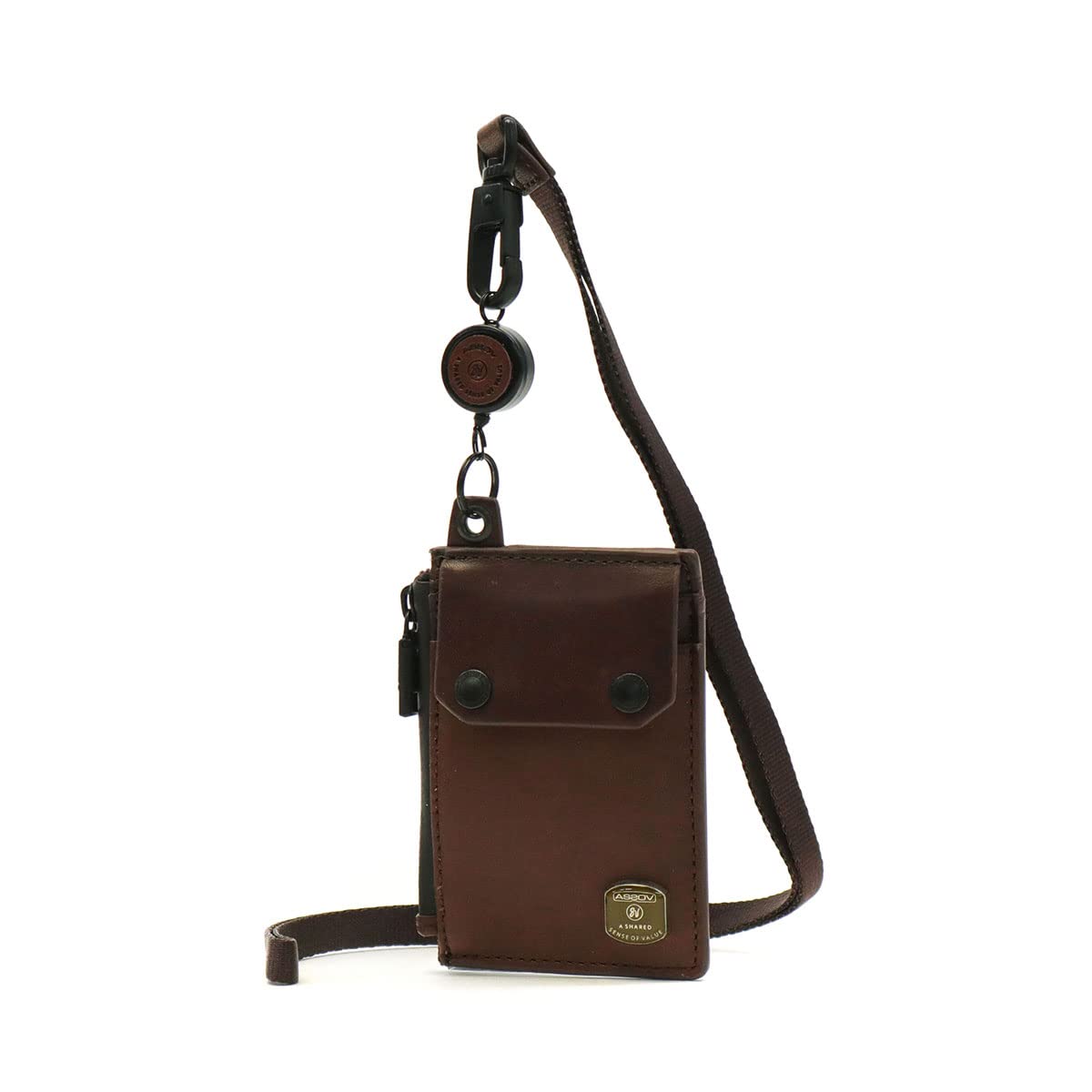 

ASSOB Habit Shoulder Series Water Proof Leather Pass CHOCO Case,