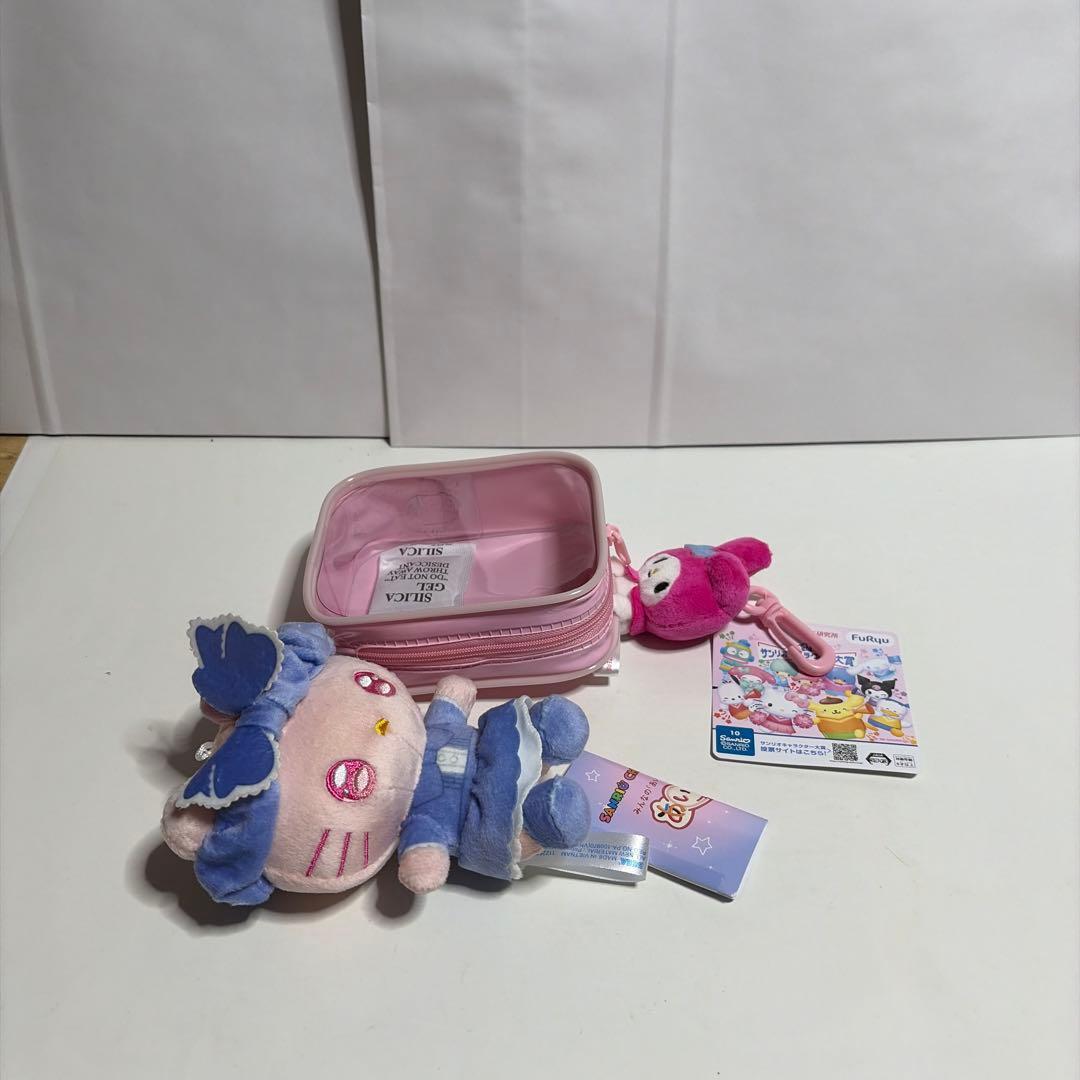 Sanrio Character Award 2026 Pouch with stuffed toy Hello Kitty My Melo
