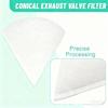 5Pcs Cotton Alternative Conical Cone Filter Compatible Air Filtration Exhaust Air Filter European Filter Sponge For Maico