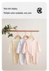 Tagless Double-Layer Cotton Newborn Bodysuit - Breathable, Thin Pajamas for Spring & Autumn