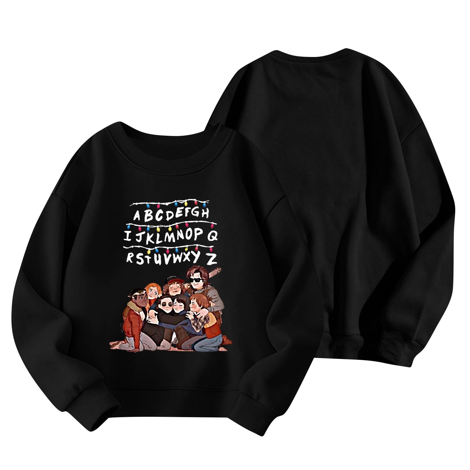 

Дитяча толстовка з капюшоном для хлопчиків і дівчаток, модна толстовка з принтом і довгими рукавами 3-14 років 120