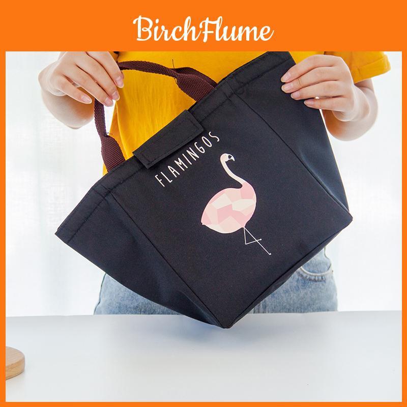 Flamingo Lunch Bag Stylish Thermal Bag Waterproof And Insulated For Beach And Picnic