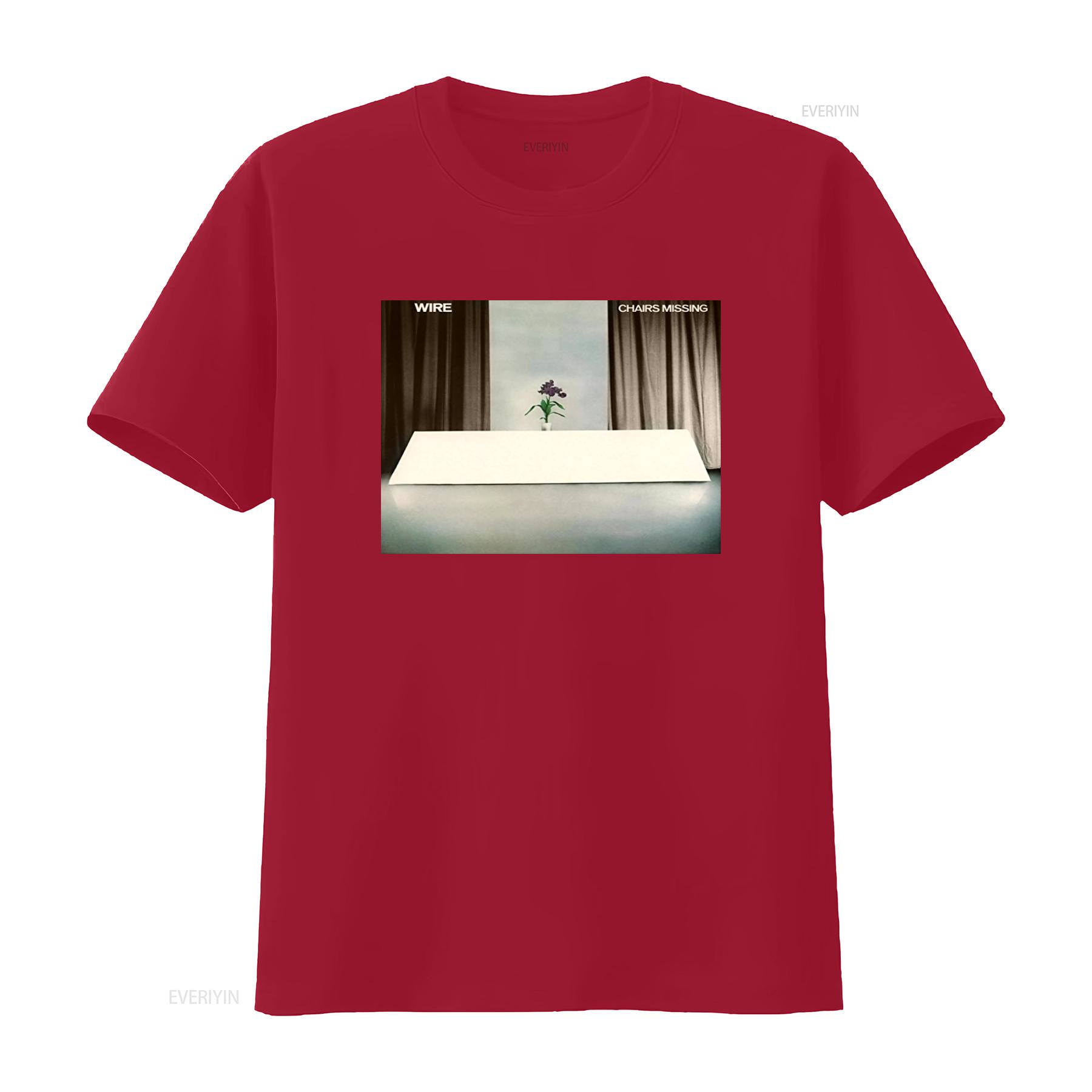 

WIRE Chairs Missing Vinyl CD Cover Inspired T Shirt Available in Sizes SMALL MEDIUM LARGE XL vintage Washed designer clothes S