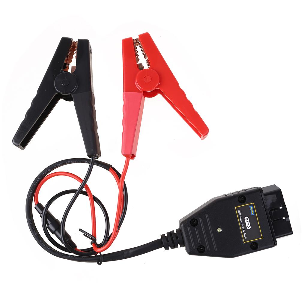 Car OBD Battery Replacement Constant Tool with Live Wire Battery Clip Connection Line Auto Power Emergency Line BT-30