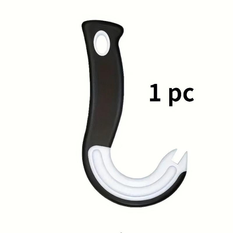 

1 Piece Hook Type Can Opener Black, Easy To Grip Hook Design for Easy Opening, Suitable for Home, Kitchen, Camping
