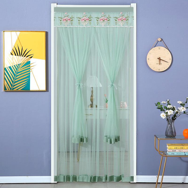 

Кружевная штора, устойчивая к комарам, без пробивки: Двухслойная ткань для дверей спальни, Весна 2023 100*200cm