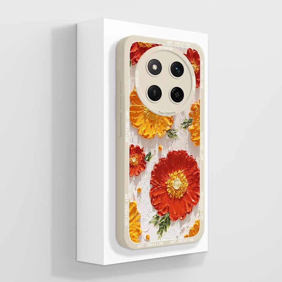 For Honor Magic 7 Lite Case Cute Panda Soft Liquid Silicone Funda High Quality Back Cover For Magic7 Lite Phone Protector Gift