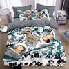 Hot One Piece Duvet Cover Pillowcase Bedding Set Anime for Adult Boy Girl Bedroom Decoration Single Double Large Size Bedding