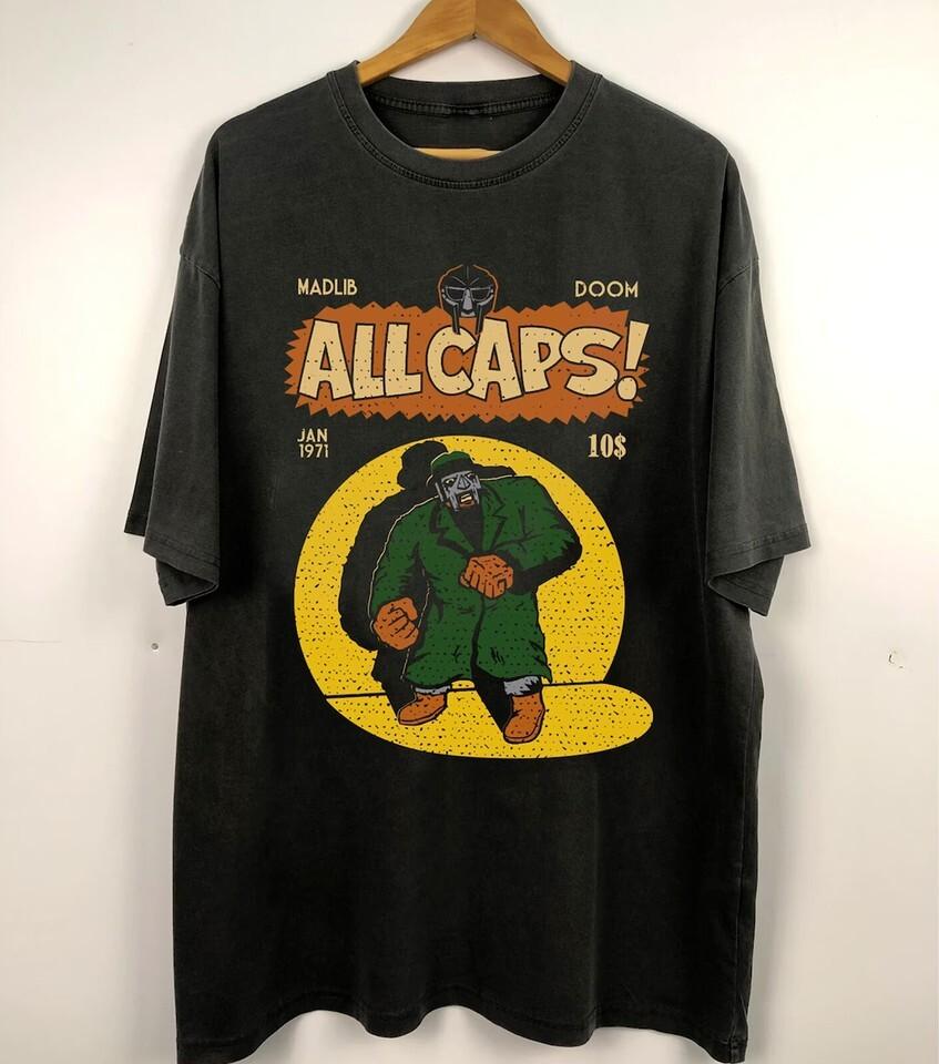 

Madlib Doom Mf Doom И Друзья Подарок Для Фаната Футболка Полный Размер S-5XL ZL431 Унисекс Футболка L