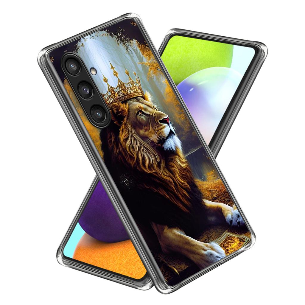 For Samsung Galaxy S24+ Case Scratch Resistant Pattern Printing TPU Phone Cover