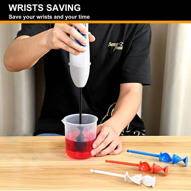 Mixer Helix Design Paint Stirring Rod Drill Attachment Stirrer Paddle Drill Mixing Tool