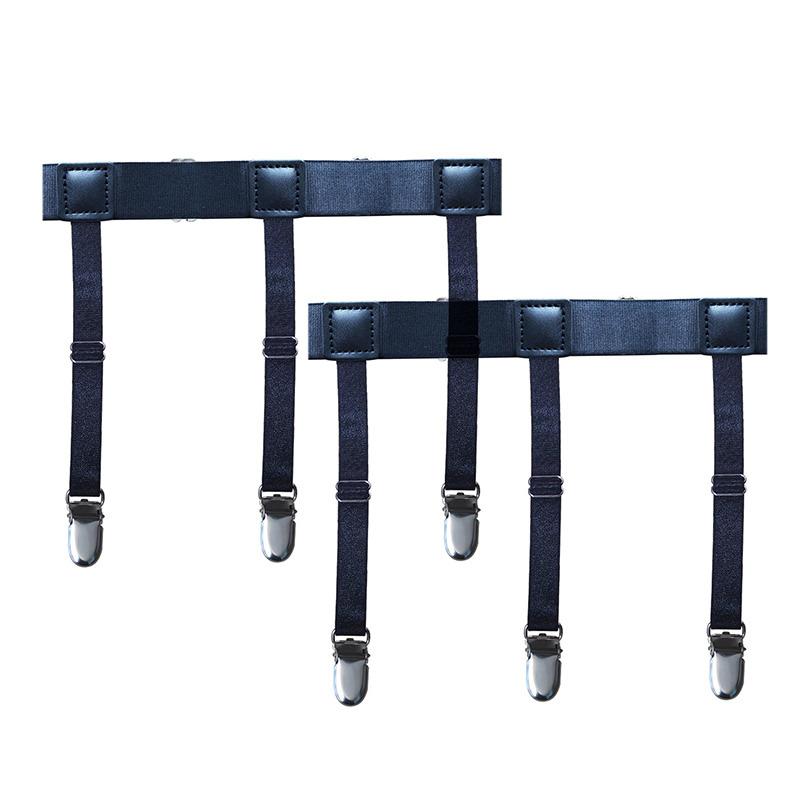 Bretelle per Camicia da Uomo Cintura Regolabile Elastica Supporti per Camicia Mantengono la Camicia Infilata Non Scivolano Sottogambe per Camicia