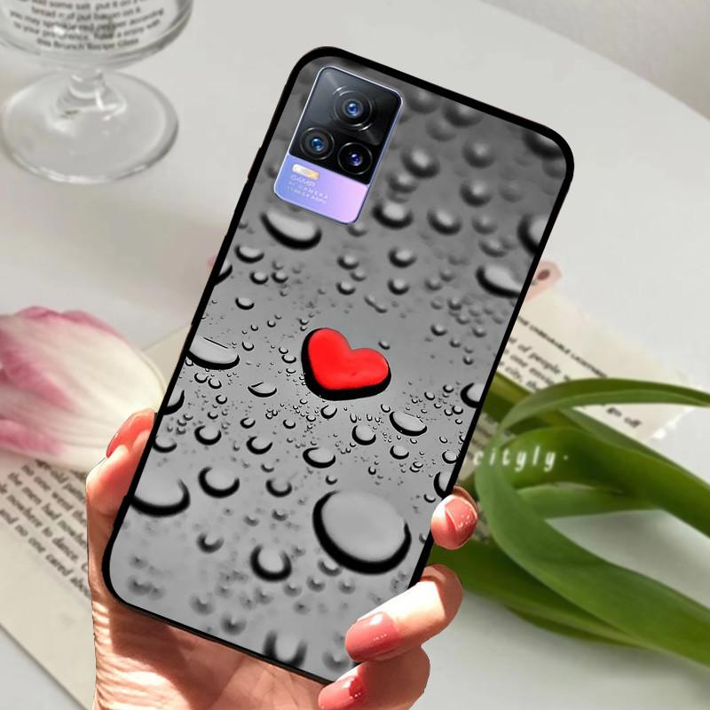 For Vivo V21e Case V 21e V2061 V2055 Soft TPU Phone Protective Fundas Cover For Vivo V21 V 21 4G 5G Shockproof Bumper Shells