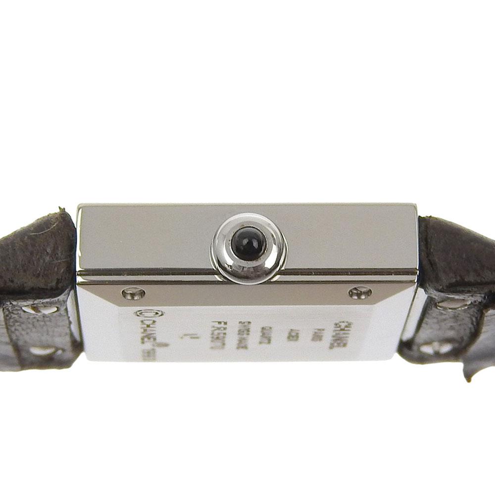 CHANEL Matelasse Watches H0116 blackDial Stainless Steel Quartz Analog display Women Used