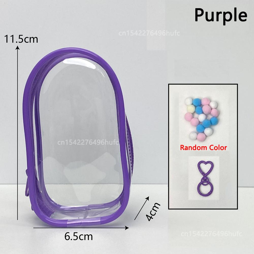 Transparent Dustproof Protective Case for Labubu V4 Series Dolls Protector Organizer Display Storage Box For Labubu Accessories