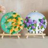 Florals Felting Starter Set Featuring Natural Linen And Practical Tool For New Craft