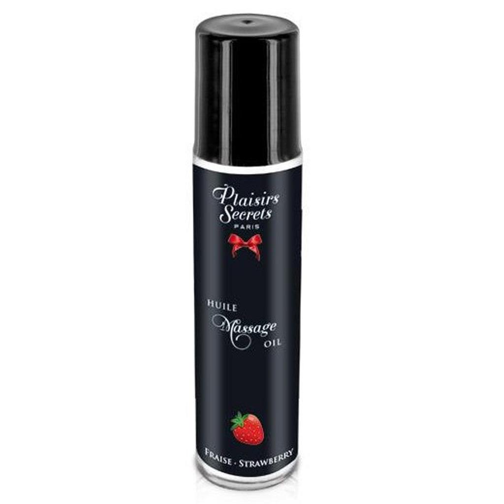 Huile De Massage Comestible Fraise 59ml Cc826007