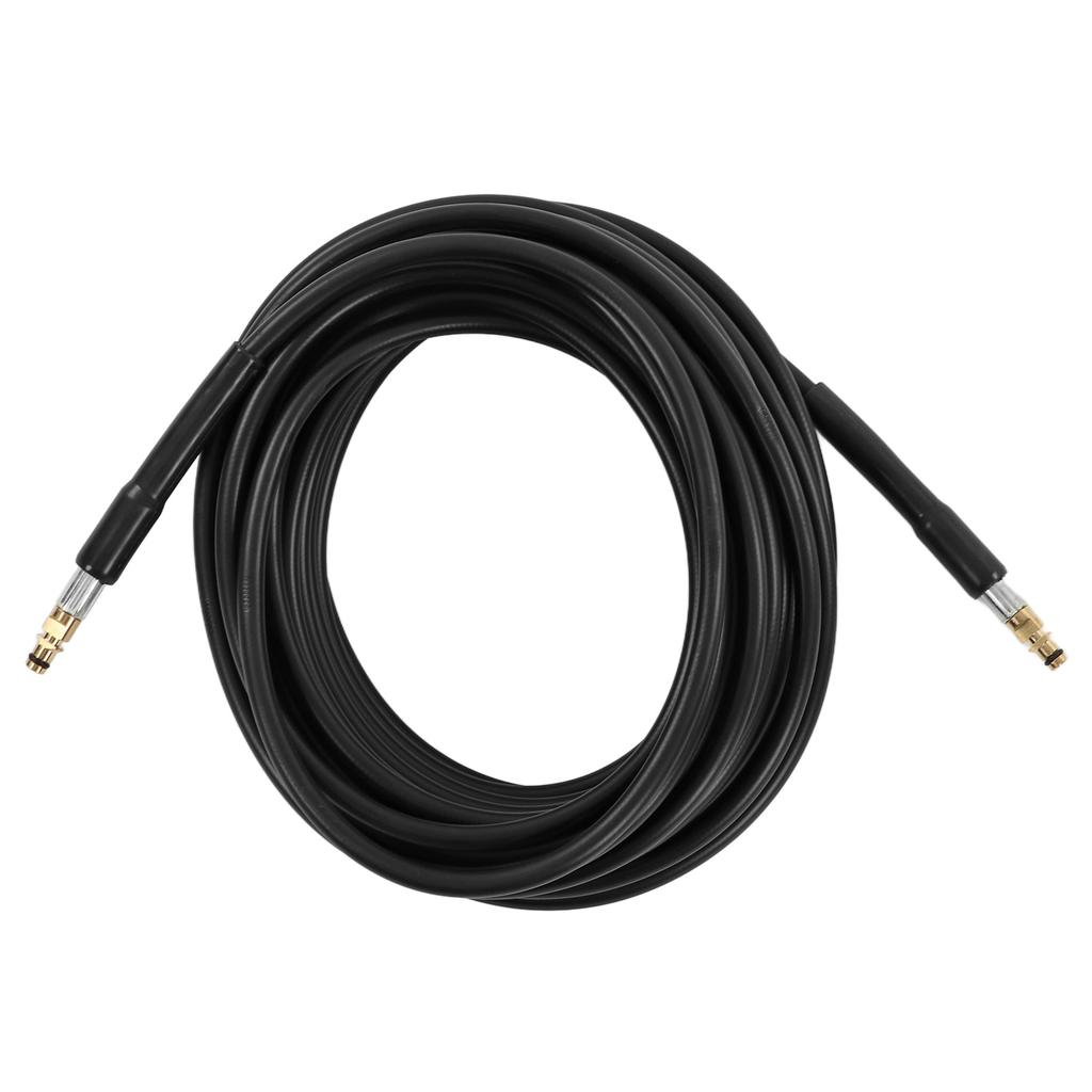 Hochdruckwasserschlauch 5800psi 16,3yd Lang Flexibler Gummi Weit Verbreiteter Gartenschlauch für Auto Boden Außenanschluss in