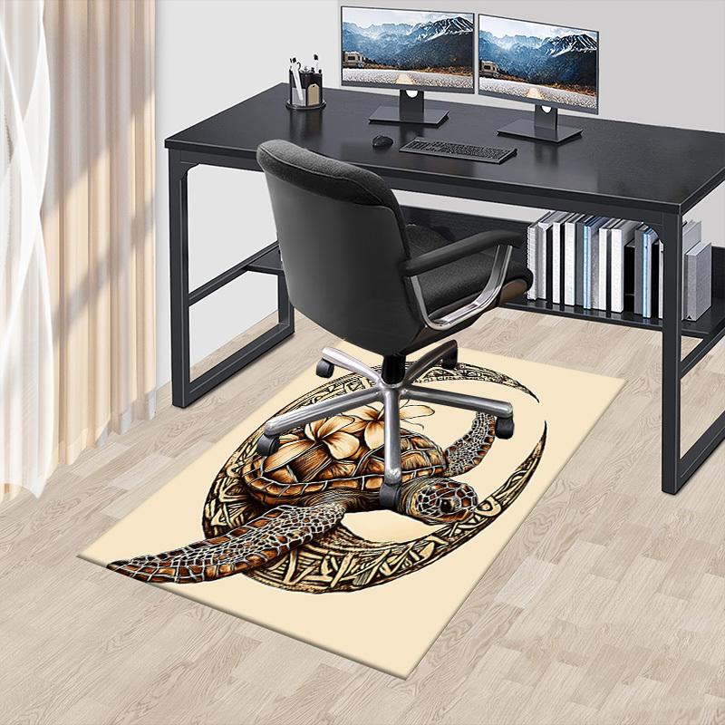 1PC Turtle Moon Non-Slip Floor Carpet Compatible for Office&Living Room&Bedroom&Dining room -  Soft & Pattern, Vibrant Colors-H0395