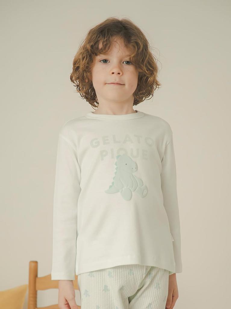 Gelato Pique Kids Plush Long PKCT259078 MNT 120 One-Point T-Shirt