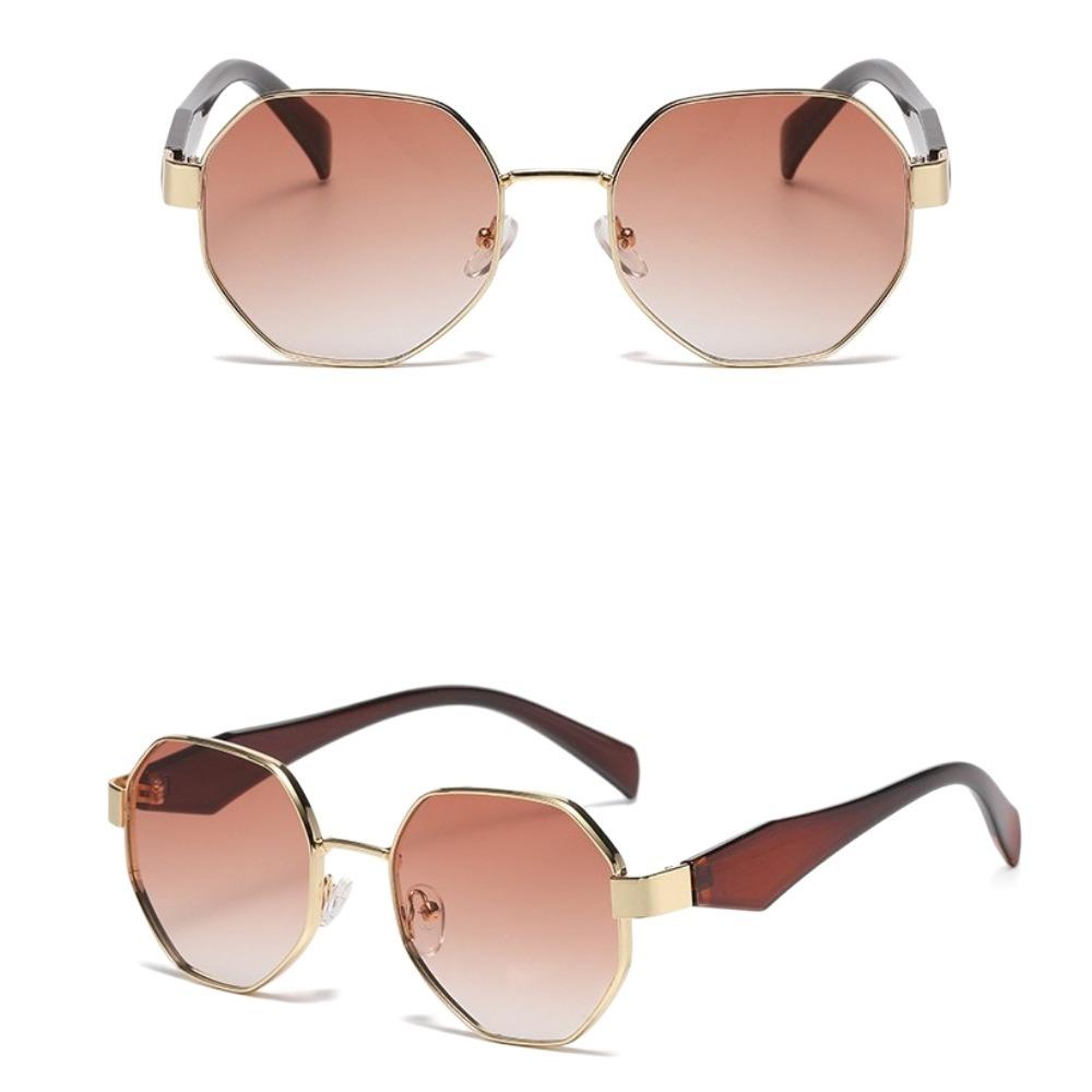 UV400 Polygonal Sunglasses Gradient Color Anti-UV Glasses Retro Women Sunglasses Women/Men