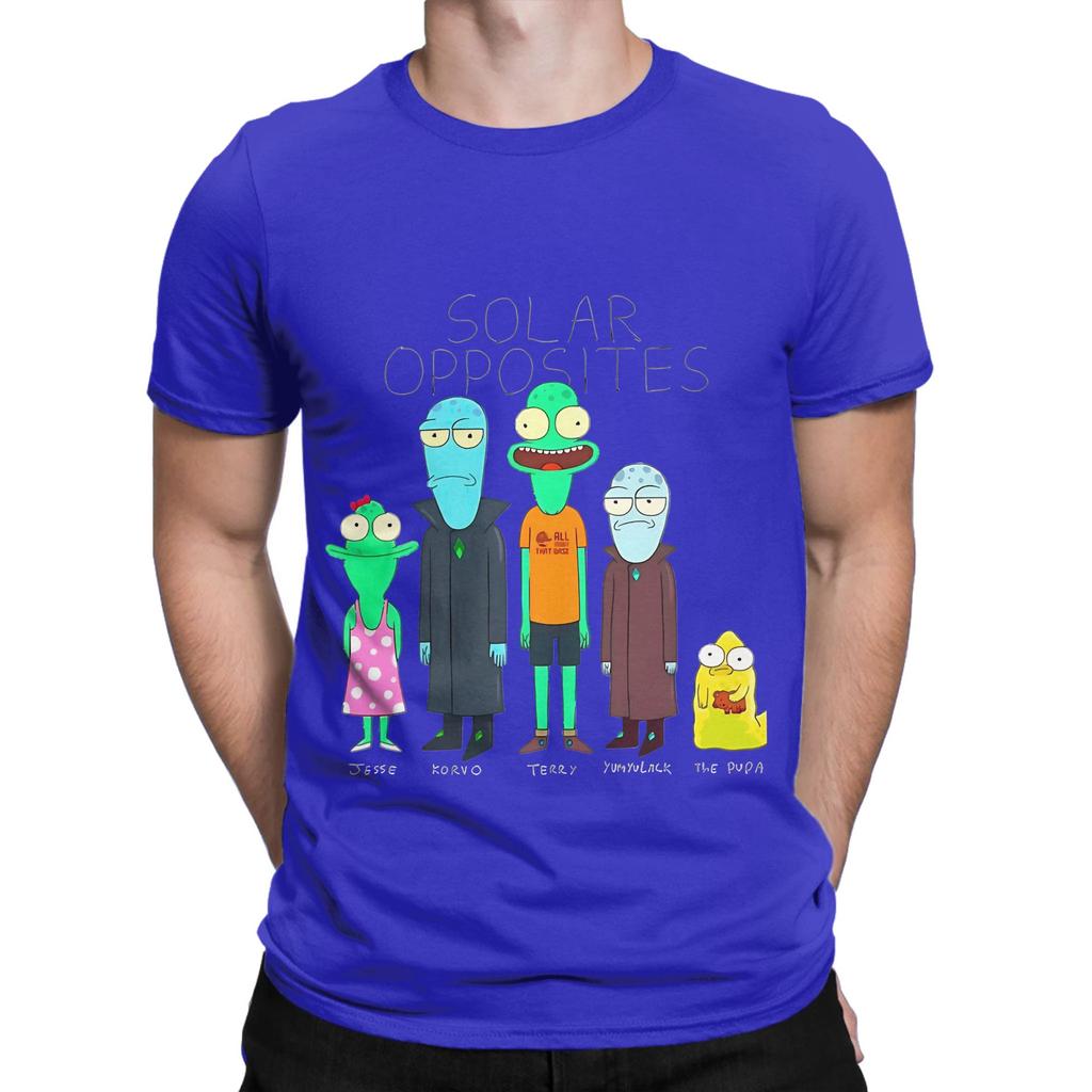 Solar Opposites Family Portrait Funny Graphic 100 Cotton TShirt Solar Opposites Season 3 Tees Tops For Unisex