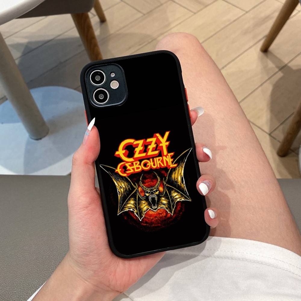 Singer O-Ozzy Osbourne Phone Case For IPhone 14 11 12 13 Mini Pro Max 8 7 Plus X XR XS MAX Translucent Matte Cover
