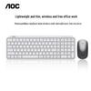 AOC KM600b Dual-Mode Wireless Keyboard & Mouse Set with Mouse Pad