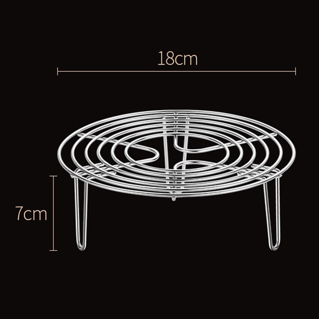 Convenient Round Cooling Rack for Cooking Steam Durable