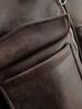 Women's 2025 Autumn Stylish Faux Leather Pilot Jacket with Large Pocket Detail