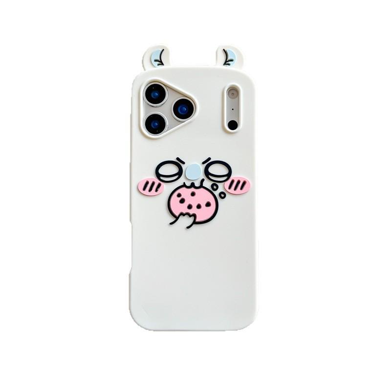 3D Cartoon Flying Mouse Anti-Fall Phone Case for iPhone 12/13/14/15/16/17/Pro/Max