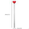 Heart Shaped Bookmark Reading Page Marker Book Separator Stainless Steel Decorative for Women