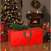 Christmas Tree Storage Bag Waterproof Moisture-proof Durable Christmas Tree Dustproof Zipper Bag Handbag