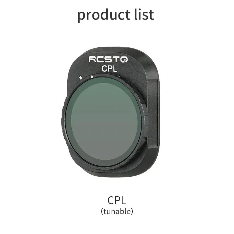 Replacement RCTQ For DJI Mini 4 Pro ND Filter Camera Lens Filter Set UV CPL ND8 ND16 ND32 ND64 ND/PL Repair Parts