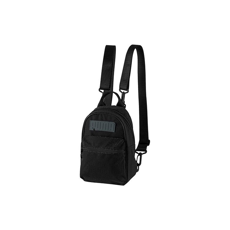 

Puma Compact Portable Sports Leisure Fabric Backpack Mini Unisex Backpack Black 078341-01 Pure Black
