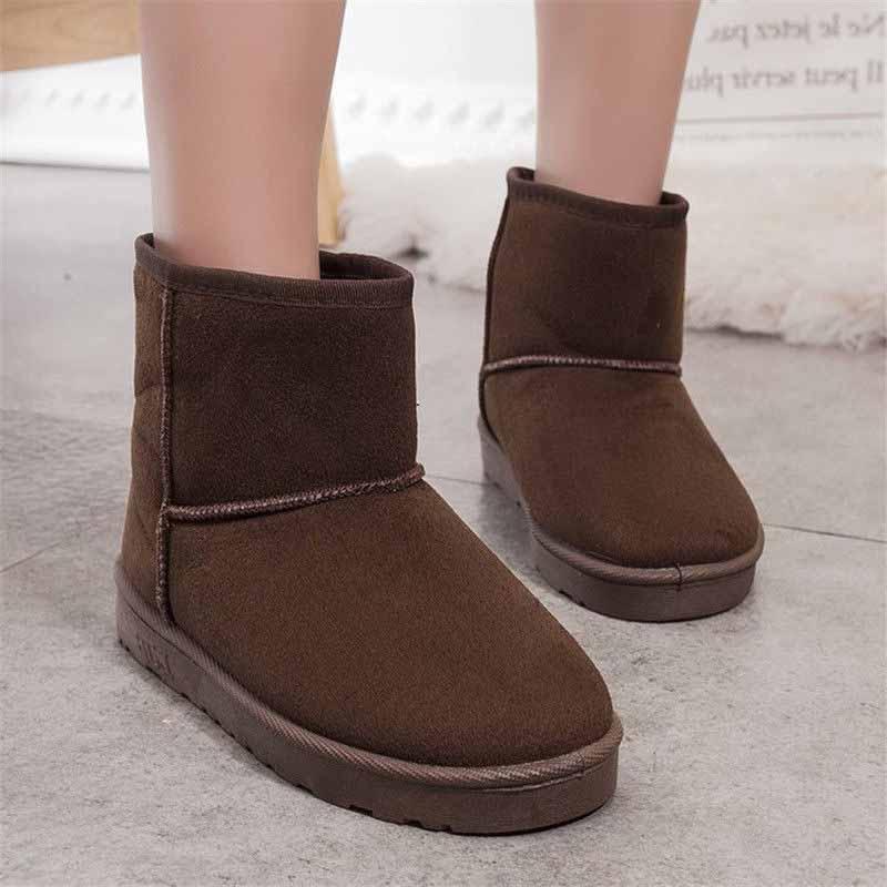 Premium Quality Women's Winter Snow Boots Featuring Plush Thicken Lining And Anti-skid Soles