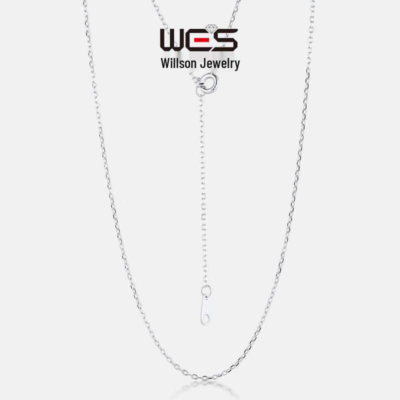 

S925 Sterling Silver Simple Chain Necklace Pendant NL016137