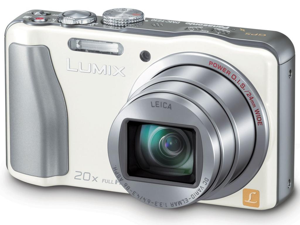 Panasonic Lumix TZ30 Digital 20x Camera, Optical, White, DMC-TZ30-W