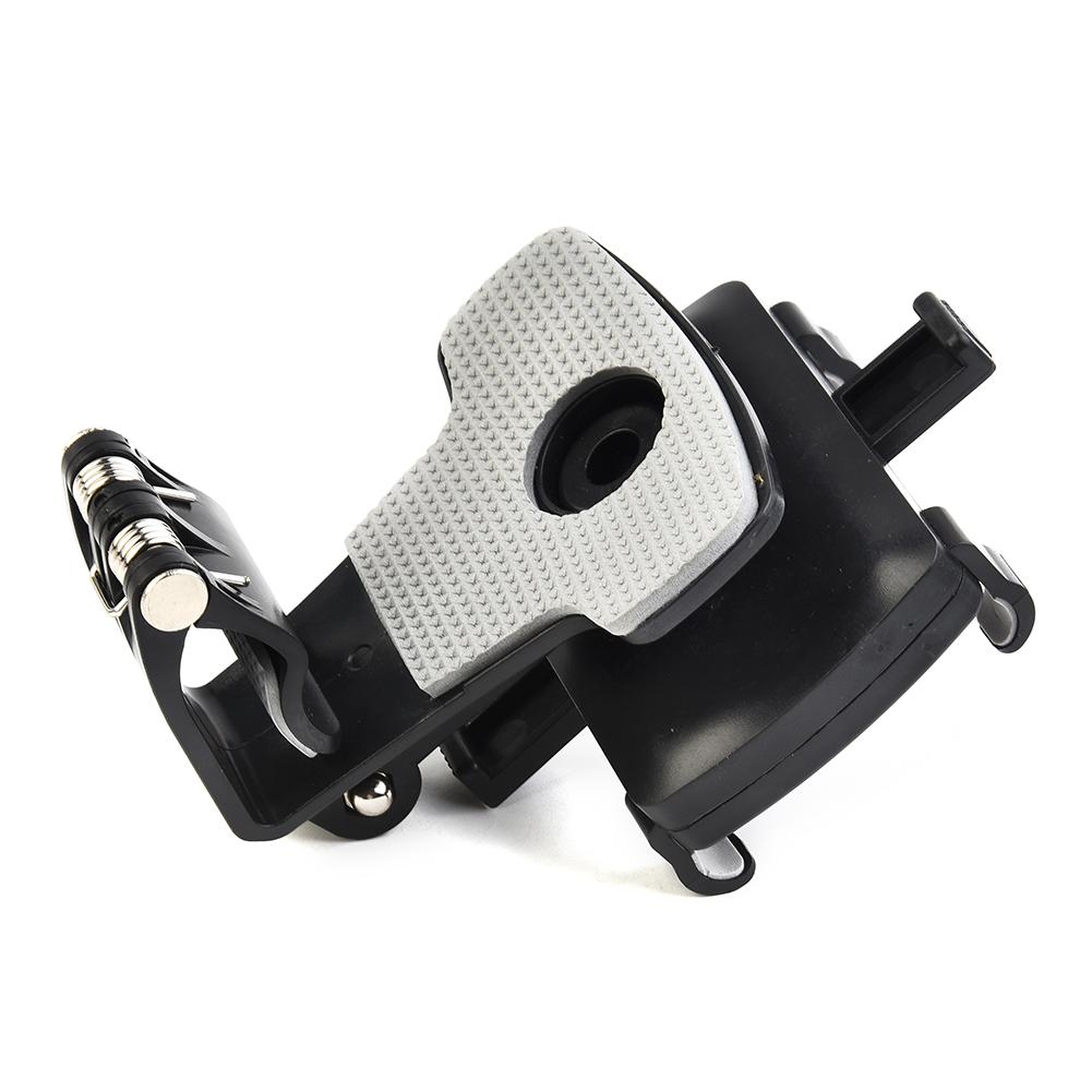 Περιστρεφόμενη 360° Στήριγμα τηλεφώνου ταμπλό αυτοκινήτου ABS Μαύρο