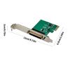 Parallel Port PCIe Expansion Card Data Transfer PCIE to DB25 Printer Adapter PCIe Adapter with Low Profile Bracket