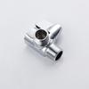 Brass Shower Head Water Separator Chrome Plated Wall Mount Bathroom Faucet One-In Two-Out Changeover Valve Modern Simple Design