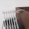 Adjustable Height Coat Hanger Strong Adsorption 5kg Load Garment Hanger Suction Cup Hook Hanger Holds 6 Clothes