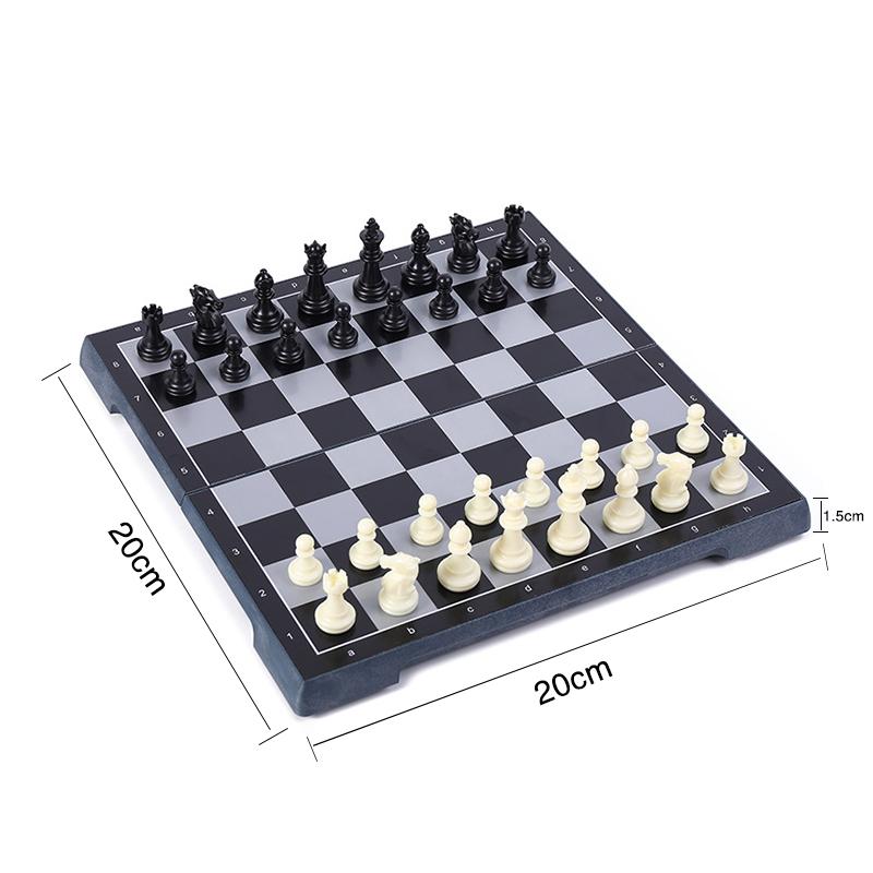 Medieval Folding Classic Chess Set With Chessboard 32 Pieces Gold Silver Magnetic Chess Portable Travel Games For Adults Kid Toy