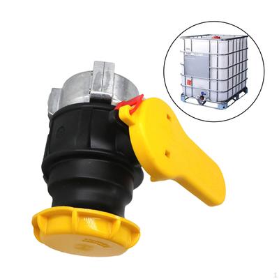 Dayanıklı Bahçe Suyu IBC Tankı Konteyner Adaptörü Adaptörü Namlu Vanası Durdurma Vanasını Değiştirin, Takın