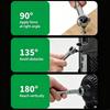 Universal Ratchet Wrench With Multiangle Rotations For Tight Space And Multiple Screw Types In Homes Or Auto Repair M4YD