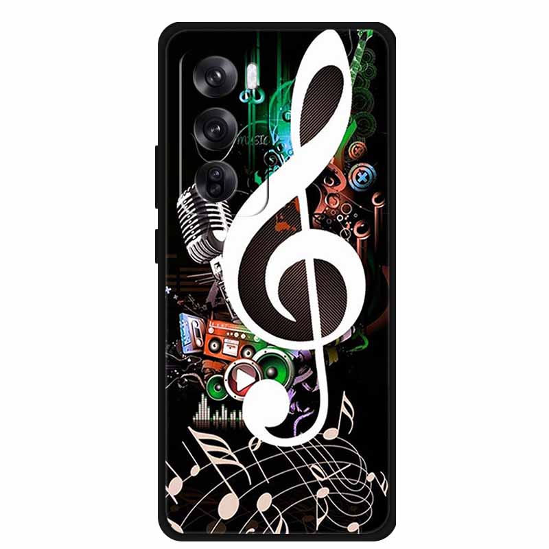 For Oppo Reno12 Pro 5G Cases Shockproof Phone Cover Soft Silicone Fashion Cool Cases for OPPO RENO 12 PRO CPH2629 Bumper Coque