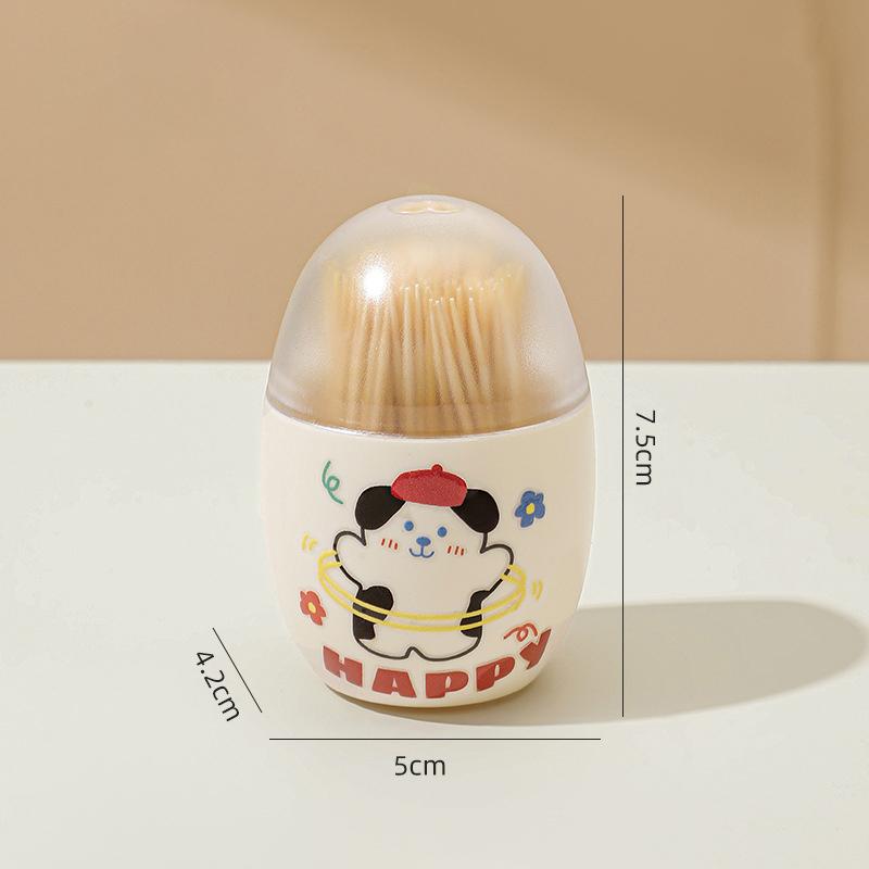 Portable Magnet Toothpick Box Wall-Mounted Object Finishing Box Toothpick Storage Case Classification Cotton Swab Container